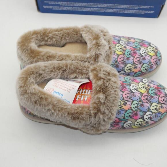 NEW Skechers Bobs Too Cozy Doodles Dogs Slippers Indoor Outdoor Women's 6 Wide - Picture 6 of 8
